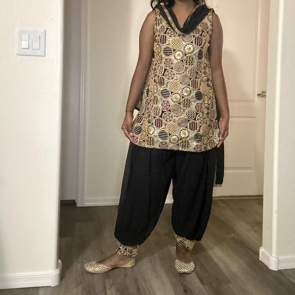 Afghani suit, Indian Patiyala